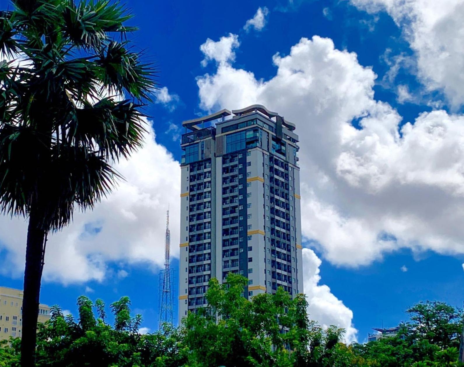 The View Serviced Residence 豪景日式酒店公寓 Phnom Penh Exterior foto